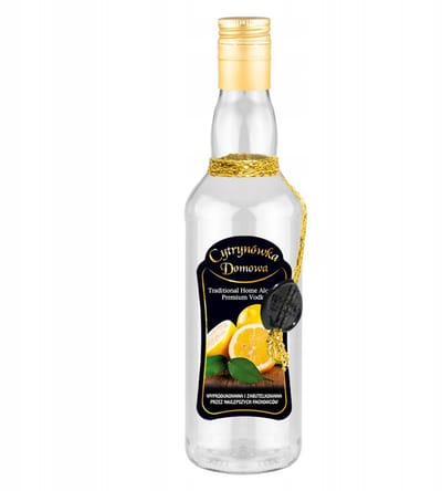 Bimberek - Decoratieve Fles - 500ml - Met Sierkoord - Voor Alcohol