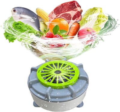 Genérico Fruit- en groentereiniger, groenteschaal 11 x 6 cm, voor fruit, draagbare elektrische levensmiddelen, reinigingsapparaat voor vis, vlees en bessen.