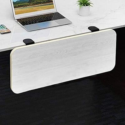 Toetsenbordlade Onder Bureau - Bureauverlenger Muisplank - Ergonomisch Werken - Opklapbaar Ontwerp - 75cm - Wit