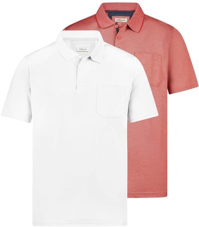 Redmond Heren poloshirt 2 pack Basic