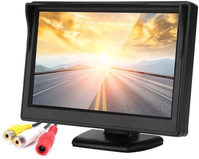 Dailygoods- Achteruitrijcamera 5 Inch HD - Waterdichte TFT LCD - Ondersteunt PAL/NTSC - IP65 - Eenvoudig te installeren - Hoge resolutie 800x480 - Achteruitrijsysteem