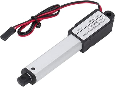 12V Waterdichte Lineaire Actuator voor Elektrische Deuren en Ramen, 64N Kracht, Inclusief Montagebeugels en Schakelaars, Ideaal voor Automatisering en Verbeterde Toegankelijkheid