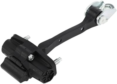 Dailygoods- Deurcontrolebeugel Zwart - Deurstopper - Deurbuffer - Duurzaam Metaal - Antiroest Coating - Eivormig Installatiegat