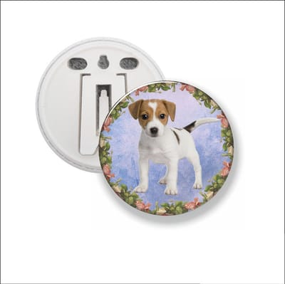 Button Met Clip - Hond