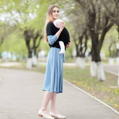 Baby Wikkeldrager Handsfree Draagzak Slings Lichtgewicht & Ademend voor Pasgeborenen tot Peuters groen