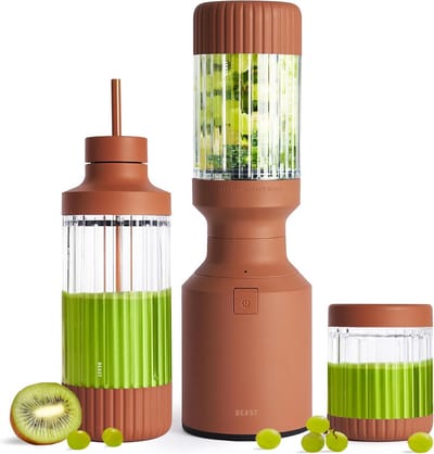 Krachtige Blender - Smoothie Maker Milkshake Maker - Gezonde Drankjes Maken - 850W Motor - 785 ml - Terracotta