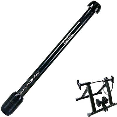 Dailygoods- Steekas Fiets Aluminiumlegering M12 x 1,5 - Steekas Adapter - Fietskar - Rollentrainer - Antislip Zitting - Nauwkeurige Schroefdraad - Fietsas