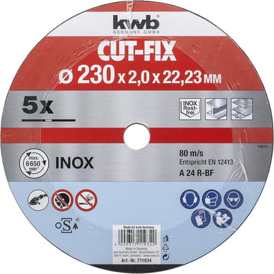Doorslijpschijven 115x1.0 mm voor Metaal en RVS - 10 Stuks Dunne Slijpschijven