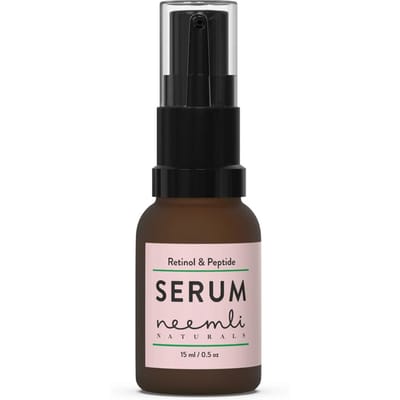 Neemli Naturals Retinol & Peptide Serum voor een Gladde, Gelijkmatige, Jongere Huid 0.5 Fl Ounce black