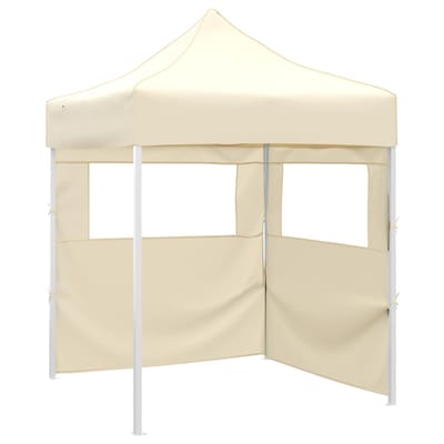 vidaXL - Partytent - 200 - x - 200 - x - 315 - cm - Crèmekleurig - Oxford - Stof