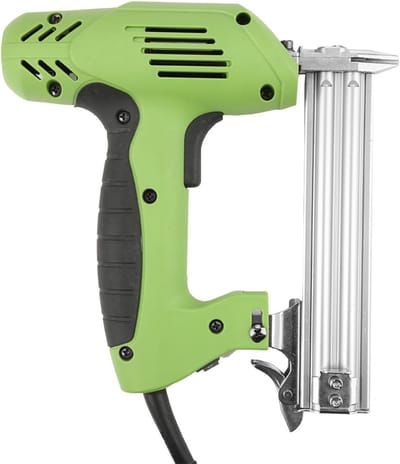 Elektrisch Spijkerpistool - Nietmachine Accu - Meubelbouw Hout - Lichtgewicht Aluminium - 1800W - Grijs