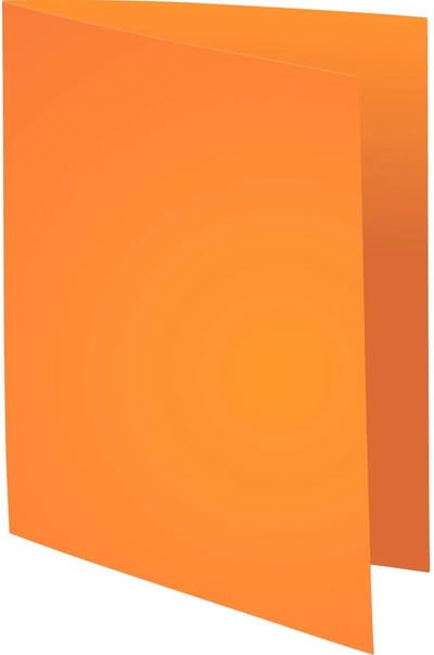 Exacompta 5x SUPER 210 Pak van 100 mappen 210g/m2 -24x32cm voor A4. - Oranje - 330007E