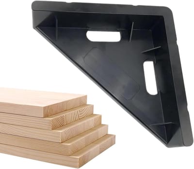 Zaag Slede - Houtbewerking Hulp - Precisie Verstek Zagen - Stabiele Driehoek Basis - 20.6 x 19.5 cm - Zwart