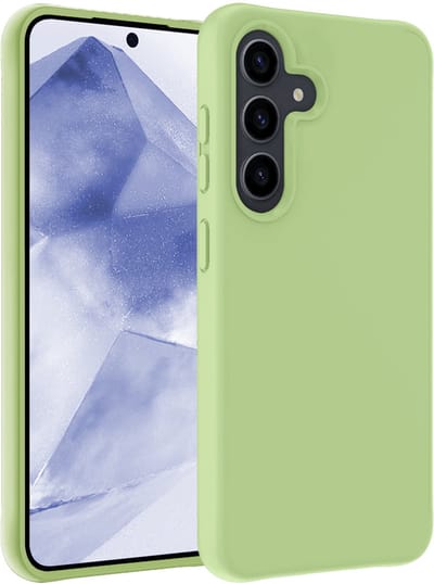 Hoesje - Geschikt voor Samsung Galaxy A56 - Sterk & Shockproof - Siliconen Case - Hoes Cover - Telefoonhoes - Groen