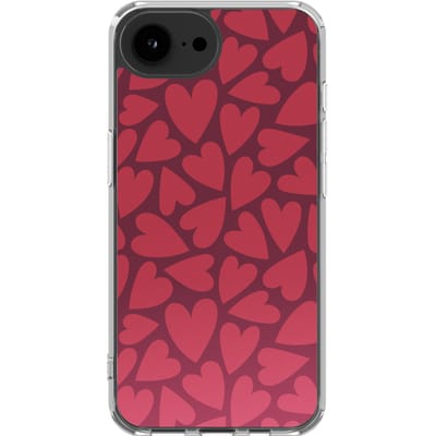 imoshion Hoesje - Geschikt voor Apple iPhone 17e / 16e - Design hoesje - Hearty Coral Dust