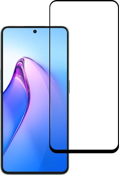 Smartphonica Screenprotector Geschikt voor Oppo Reno 8 Pro - Full Cover Tempered Glass - Gehard glas Geschikt voor Oppo Reno 8 Pro geschikt voor Oppo Reno 8 Pro