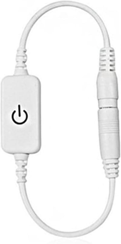 Dimbare Touch Schakelaar voor LED Strips - Inline Dimmer DC 12-24V - Helderheidsregelaar voor Verlichting en Sfeerverlichting