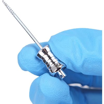 1 pièce Extracteur de foret pour racine dentaire cassée en acier inoxydable long court pour enlever les fragments apicaux Outil de dentisterie