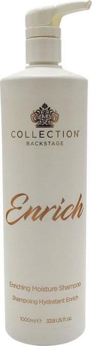 The Collection Backwash Enrich Shampoo - 1000ml - Normale shampoo vrouwen - Voor Alle haartypes