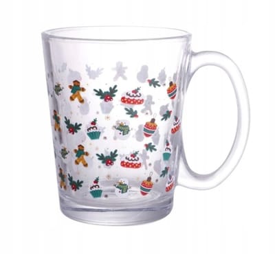Altom Leon Kerstmok 300ml - Feestelijk Porselein
