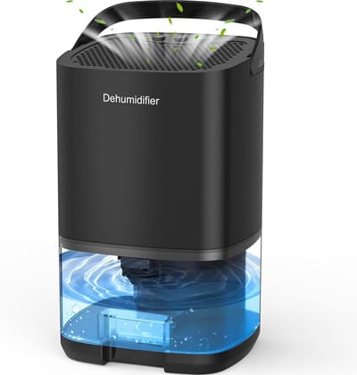 Compacte Luchtontvochtiger voor Thuis | 1000 ml Capaciteit | Draagbare Mini-Luchtontvochtiger met Slaapmodus en Automatische Uitschakeling