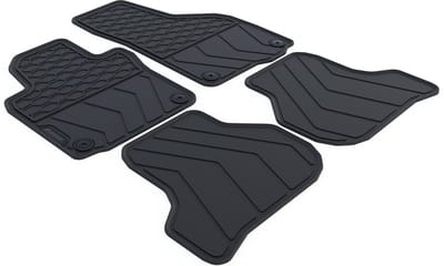 Rubber Automatten geschikt voor Skoda Octavia 2 - 2009-2013 - 4-delig - Uitvoering: Combi / Sedan