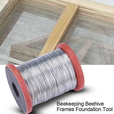 1 Rol 500g Roestvrij Staal IJzerdraad voor Bijenkorf Frames Fundament Gereedschap Type 1
