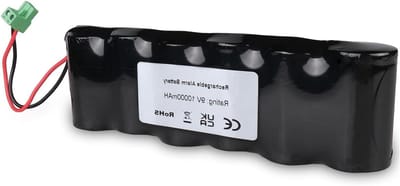 Alarmaccupack - Reservebatterij Sirene - Beveiligingssysteem Voeden - Hoge Capaciteit 10.000 mAh - 9 V - Niet gespecificeerd
