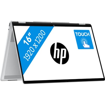 HP OmniBook X FlipNGAI 16-as0970nd Copilot+ PC Intel Core Ultra 7 256V Hybride (2-in-1) 40,6 cm (16") Touchscreen 2K 16 GB LPDDR5x-SDRAM 512 GB SSD Wi-Fi 6E (802.11ax) Windows 11 Home Zilver