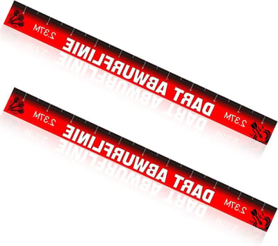 Dart Werpgewicht Set van 2, 56 x 5 cm, Zelfklevend, Accessoires voor Stalen en Zachte Darts, Verbeter je Gooi-precisie en Spelervaring