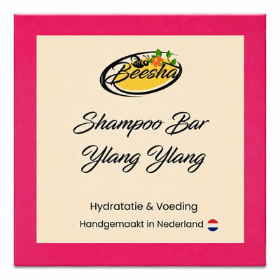 Beesha - Shampoo Bar Ylang Ylang - Vegan - Sulfaatvrij - Parabeenvrij - CG Proof