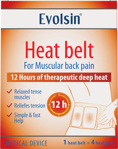 Evolsin® Warmtegordel - Warmtekussen voor Ontspannen van Spieren - Zacht – 2 stuks