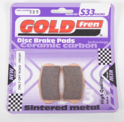 goud fren remblok voor moto jotagas 250 jt 2014 avg / braktec voorremklauw nieuw