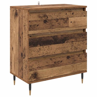 vidaXL Dressoir Oud Hout 60 x 35 x 70 cm Bewerkt hout