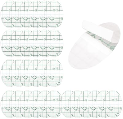 Dailygoods - Waterdichte Baby-Oortjes - Oorkapjes voor Zwemmen - 60 Stuks - Wit - Perfect voor Baden en Douchen - Geschikt voor Kinderen