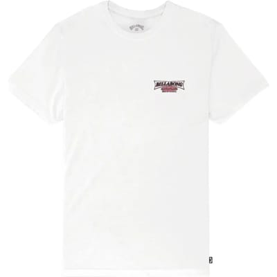 Billabong Burleigh T-shirt Met Korte Mouwen Wit 14 Years Jongen