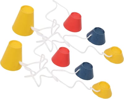 Rubber Golf Tees Set voor Beginners en Professionals - Winter Tees in Geel, Blauw en Rood