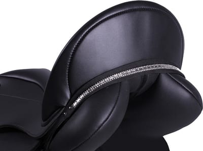 QHP Zadelsieraad Brittany - maat Pony - black/silver