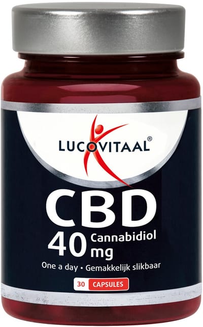 Lucovitaal CBD 40 mg capsules - 2 x 30 capsules - Voordeelverpakking