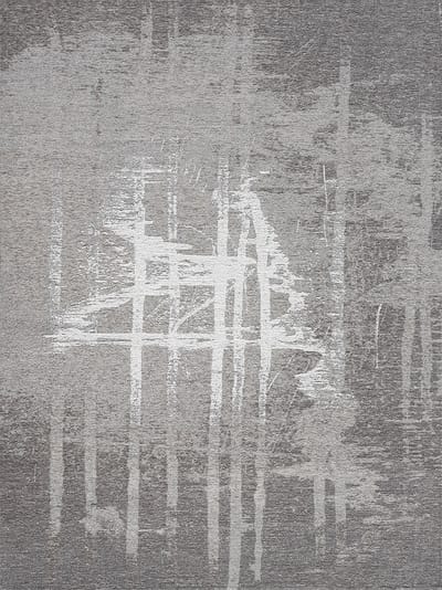 Acsento Merron Grey Vloerkleed - 170 x 230 cm - Grijs - Rechthoekig - Acryl, Viscose, Katoen, Polyester - Eetkamer, Woonkamer - Abstract - Design, Industriëel, Modern