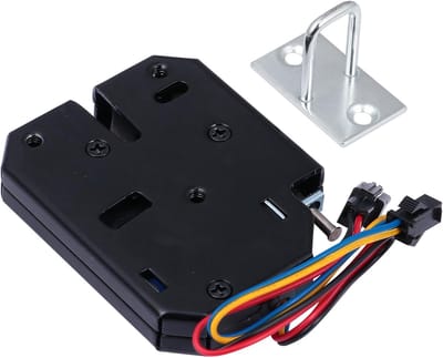 Elektrisch Kastslot - Magneetslot - Kasten Beveiligen - Fail-safe Functie - 8x6cm - Zwart