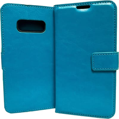 Portemonnee Book Case Hoesje Geschikt voor: Samsung Galaxy S10E - turquoise