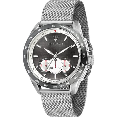 Maserati Traguardo Grijs Metaal Heren Quartz Chronograaf R8873612008 grijs