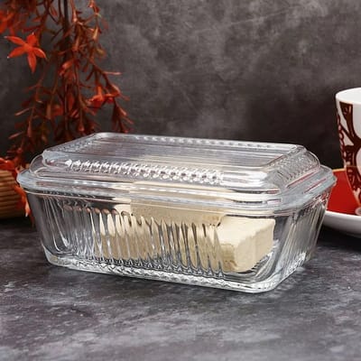 Pasabahce – botervloot – Frigo – bewaart boter vers – met deksel – 1 stuk