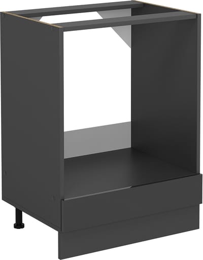 Vicco R-Line Ovenombouwkast – 60 cm zonder werkblad Antraciet Hoogglans
