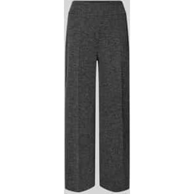 Straight leg stoffen broek met persplooien, model 'Misha work'