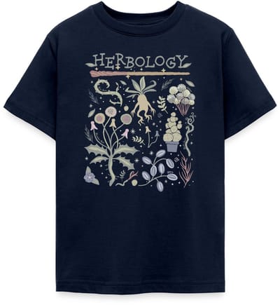 Harry Potter Herbology Botanisch Kruiden Ontwerp T-Shirt Tiener