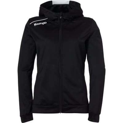Kempa Player Hood Jacket Dames - sportvest - zwart/wit