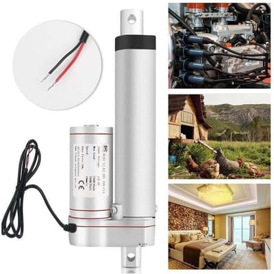 1500N DC 12V lineaire actuator, XU, 50mm motorbevestigingsbeugel, hoogwaardige, robuuste en stille componenten, gemaakt van duurzame materialen, tevredenheidsgarantie.