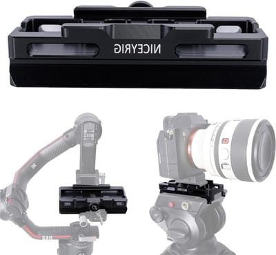 Clamp adapter voor Arca-Swiss naar Manfrotto tripod conversie, geschikt voor DJI Ronin RS3Pro/SC/RS2/RSC2 Stabilizer en RONIN S, ideaal voor videoproductie en fotografie.